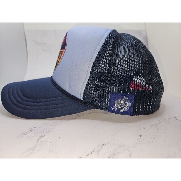 Authentic Bottlerock Music Festival Merch Trucker Hat Blue Napa Valley main image 5